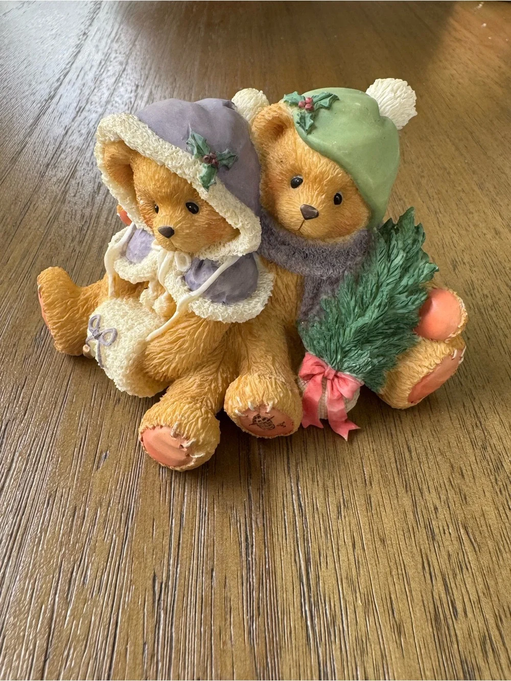 Cherished Teddies Christmas Figurine!